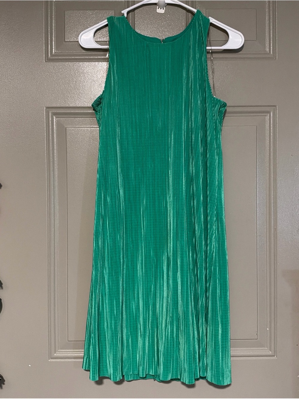 Ann klein Green Sleeveless A-Line Dress woman size S